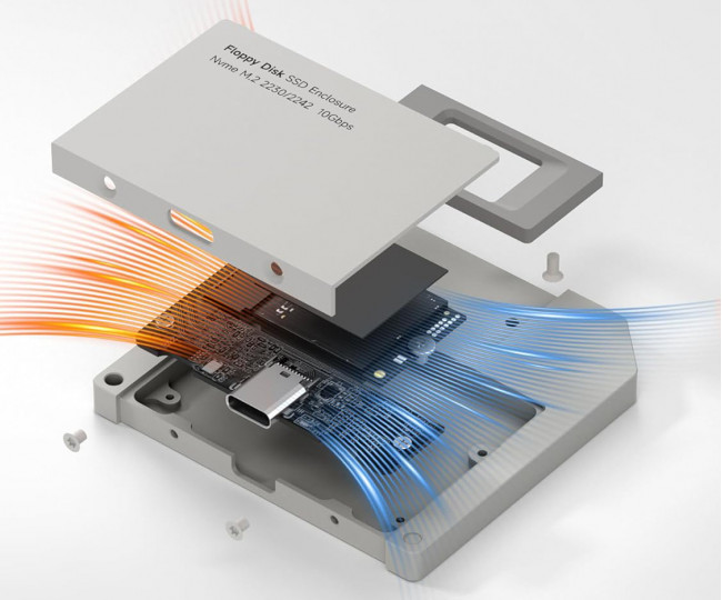 Корпус для SSD Hagibis Floppy Disk Style SSD